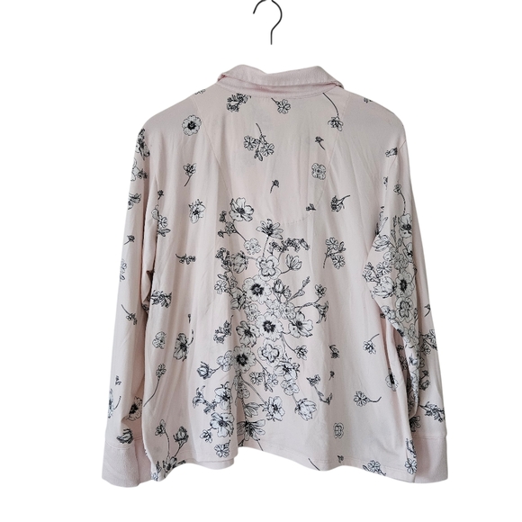 FN by Flora Nikrooz Women's Soft Satin Trim Notch Collar Pajama Set - Picture 3 of 15